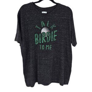 State of mine mens size XXL gray green Golf ball talk birdie to me graphic tee